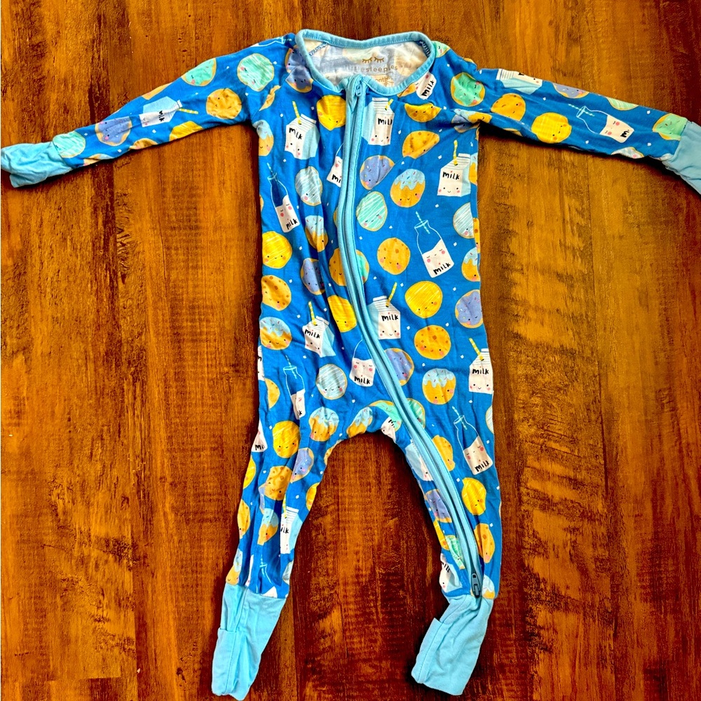 Little Sleepies Zippy Milk and Cookies 6-12 months